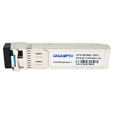 modules MSA d'émetteur-récepteur de 6G IDS SMPTE SFP BIDI LC TX1310nm RX1550nm 10km