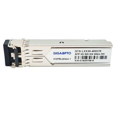 module de récepteur simple visuel de 3G Digital 1310nm 40km pour SD/HD/3G-SDI MSA Pinout