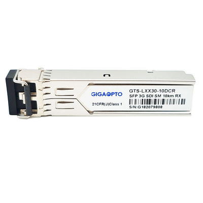 module pathologique visuel simple LC DDM MSA de modèles du récepteur 1310nm 10km de la vidéo 3Gbps