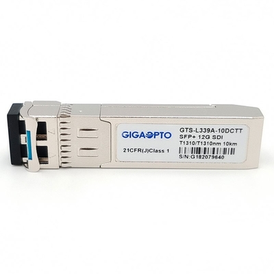 Non DOM du module d'émetteurs optiques de SFP 1310nm de vidéo de MSA 12G-SDI les doubles 10km LC