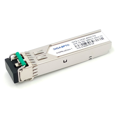 Non module d'émetteur simple SFP de modèles pathologiques visuels visuels de l'émetteur-récepteur TX seulement 1550nm 40km de MSA 3G IDS DDM