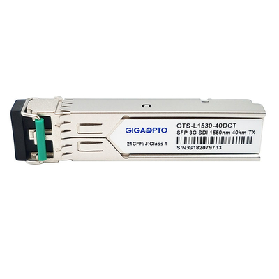 Émetteur visuel de MSA 3Gbps SFP 1550nm 40km pour l'écart-type HD 3G IDS