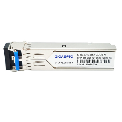 Non module d'émetteur simple de modèles pathologiques visuels de MSA 3G IDS SFP Tx 1310nm 10km DDM pour SD/HD/3G IDS