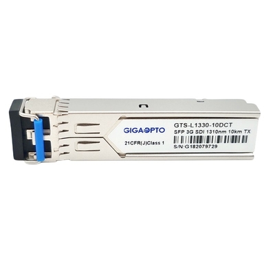 Les DOM simples MSA de l'émetteur optique 10km LC de la vidéo TX1310nm de l'écart-type IDS 3G IDS SFP pour l'écart-type HD 3G IDS