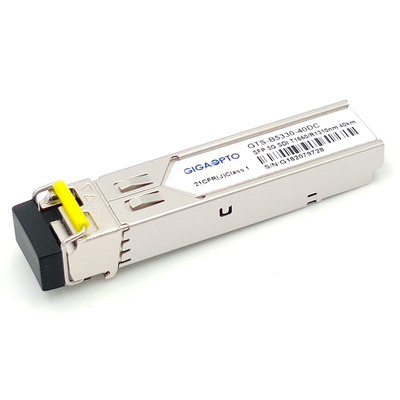 module de récepteur d'émetteur de 3Gbps MSA SMPTE SFP BiDi TX1550nm RX1310nm 40km pour SD/HD/3G-SDI LC SMF DDM