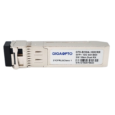 Non les doubles DOM du module de récepteurs de MSA Pinout 12G IDS SMPTE SFP 1270nm-RX1/1330nm-RX2 10km BiDi LC