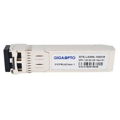 Module de récepteur optique simple de SFP 1310nm 10km de vidéo de MSA 12G IDS pour 12G 6G 3G HD SD-SD
