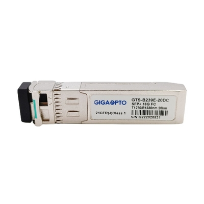 module optique d'émetteur-récepteur du module TX1270 RX1330nm 20km LC de la Manche de fibre de 16G SFP+ BiDi