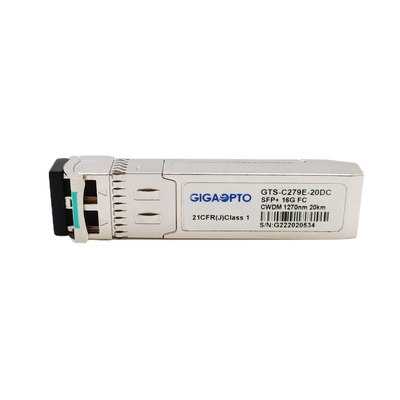 Module optique SMF de l'émetteur-récepteur 16G SFP+ du module 1270nm-1610nm 10km de la Manche de fibre de CWDM