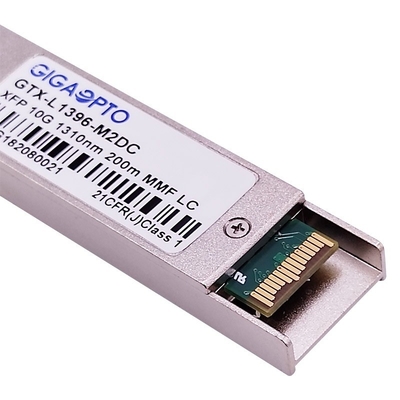 point de gel optique 1310nm MMF 220m de module d'émetteur-récepteur de 10G XFP LRM au-dessus des DOM d'OM3 MMF