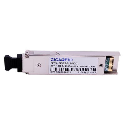 Module optique d'émetteur-récepteur des DOM 10Gbps BIDI XFP ELR de LC 1270nm/1330nm 20km