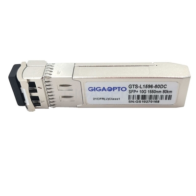 émetteurs-récepteurs compatibles de 1550nm 10GBASE-ZR Cisco 80km SMF pour SFP-10G-ZR