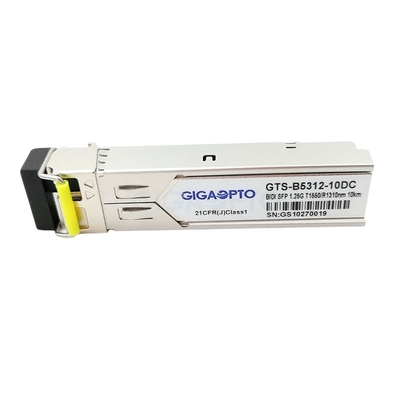 Module 10km d'émetteur-récepteur de TX1550nm RX1310nm Cisco 1000BASE-BX SFP pour SMF GLC-BX-10D