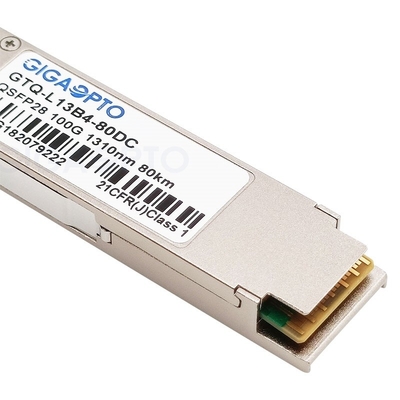 émetteur-récepteur optique de WDM QSFP28 100GBASE-ZR4 de LAN 1310nm pour Cisco QSFP-100G-ZR4-S