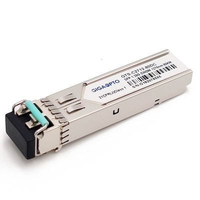 Émetteur-récepteur de la fibre 1000BASE-CWDM 80km SMF pour Cisco CWDM-SFP-xxxx