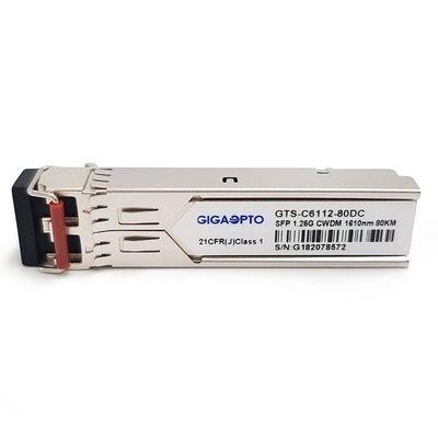 Émetteur-récepteur de la fibre 1000BASE-CWDM 80km SMF pour Cisco CWDM-SFP-xxxx
