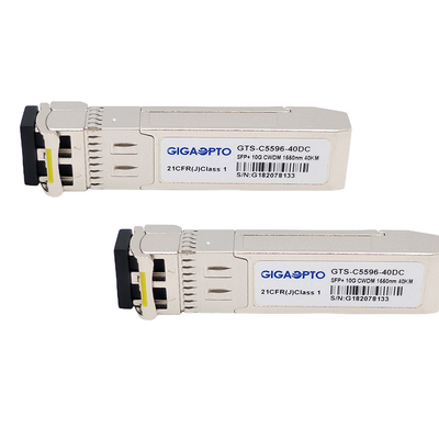 émetteur-récepteur de fibre de 1270-1610nm CWDM 10Gbps SFP+ 15dB SMF pour HPE CWDM-SFP10G-xxxx