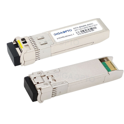 émetteurs-récepteurs compatibles de Cisco de ZR de 10G BIDI pour SMF SFP-10G-BX80D