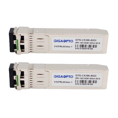 Émetteur-récepteur 80km de fibre de CWDM 1530nm Cisco pour SMF CWDM-SFP10G-xx