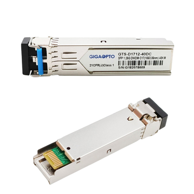 100GHz C17-C61 1000BASE-DWDM SFP 40km SMF pour Cisco DWDM-SFP-xxxx-40