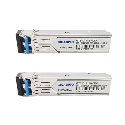 Module compatible 100km SMF des émetteurs-récepteurs 100GHz 1G EZX de DWDM-SFP Cisco