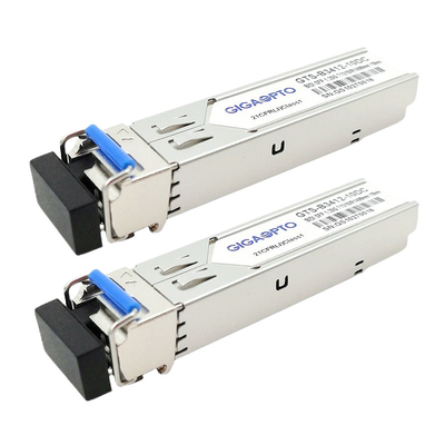 Ethernet compatible TX1310nm RX1490nm 10km SMF de Cisco GLC-BX-U SFP BiDi 1.25G