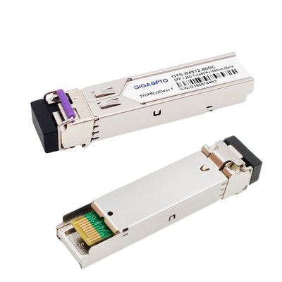 Émetteur-récepteur 80km LC SMF DOM For GLC-BX80-UA de gigabit de 1000BASE-BX Cisco