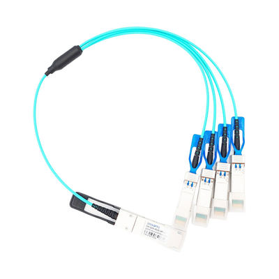 100G QSFP28 au câble à fibres optiques actif AOC de 4x25G SFP28 pour Cisco QSFP-4SFP25G-AOC