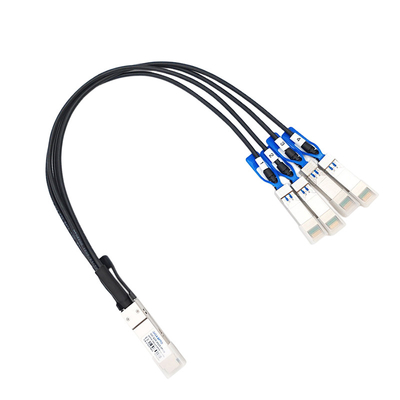 100G QSFP28 au câble cuivre direct d'attache de 4x25G SFP28 pour Cisco QSFP-4SFP25G-CU