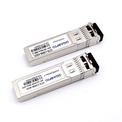 Type d'interface du module optique SFP+ et type de connecteur pour la mise en réseau