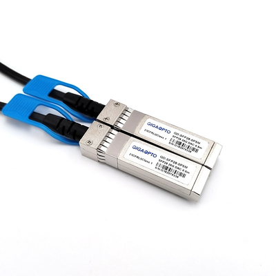 Cable SFP en PVC conforme à la réglementation RoHS de 10 Gbps pour le transfert de données à grande vitesse