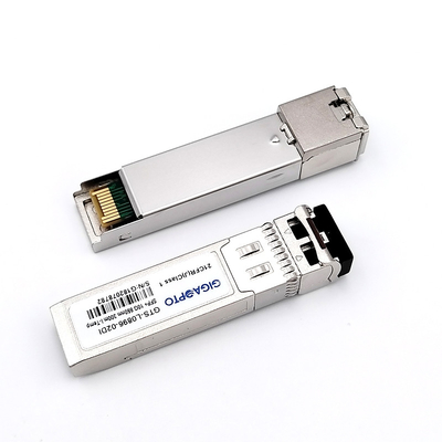 Transcepteur optique SFP+ de 10 Gbps Distance de 300 m pour le réseau de données