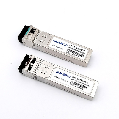Transcepteur optique SFP+ à mode unique avec type de connecteur DDM