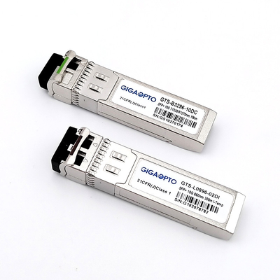 Connecteur LC Transcepteur optique SFP+ 1,5 W Duplex/Simplex