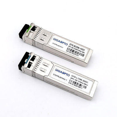 Module de récepteur optique SFP 10G pour une distance de 300m/10km/40km/80km