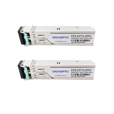 Transcepteur CWDM 1.5W SFP pour la consommation