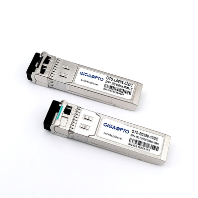 10G DDM/DOM Émetteurs-récepteurs compatibles CISCO 850nm/1310nm/1550nm Longueur d'onde