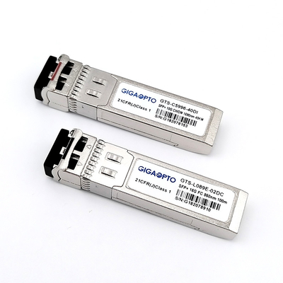 Connecteur LC Fibre Channel SFP avec 100000 heures MTBF et 25g de poids